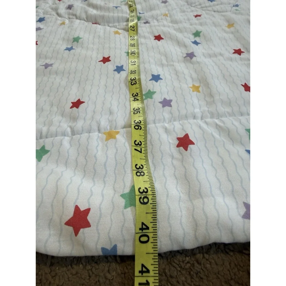 VTG Dundee Disney‎ Mickey Minnie Pluto Stars Comforter Blanket Quilt 30
